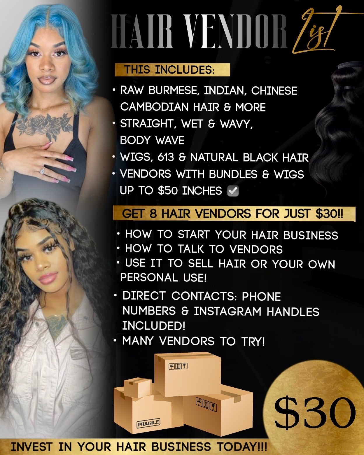 Verified Hair Vendors