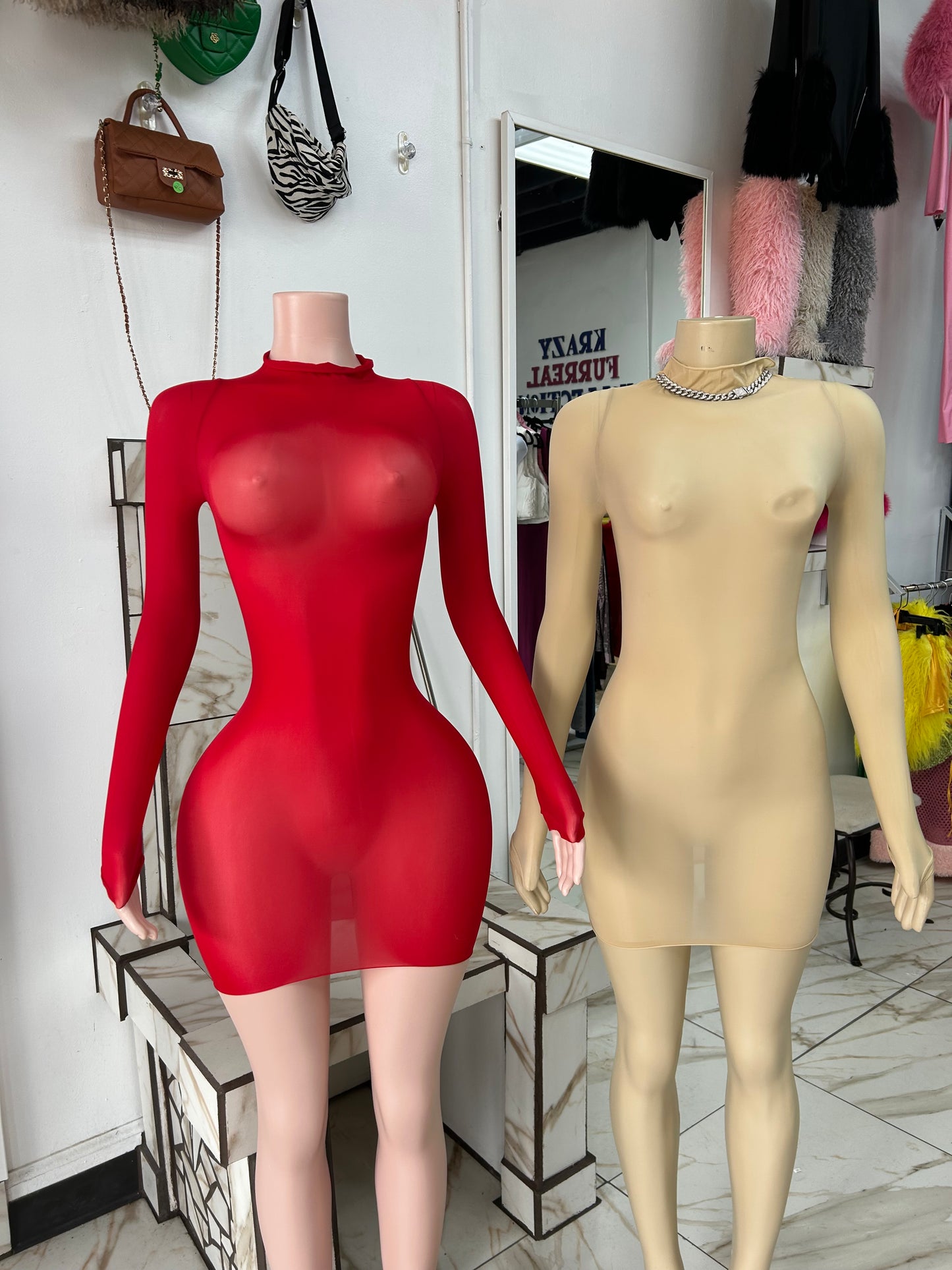 Body Goals Mesh Dress