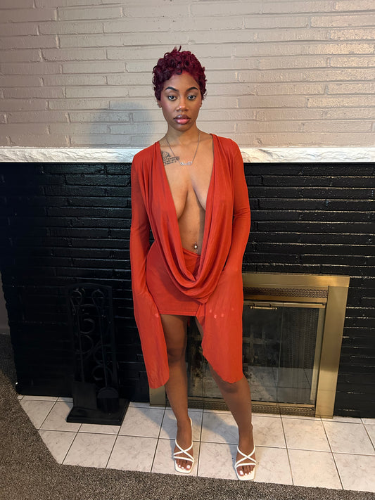 Obsession Drape Dress