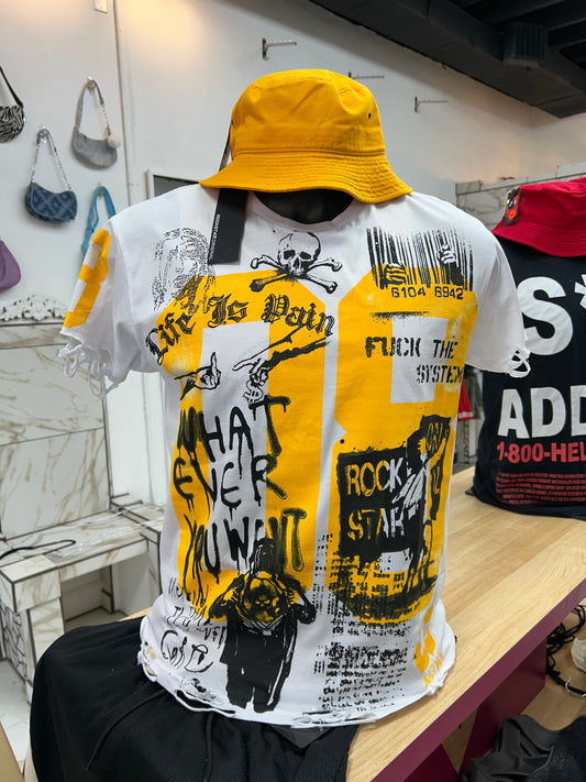 Rockstar Mustard Tee