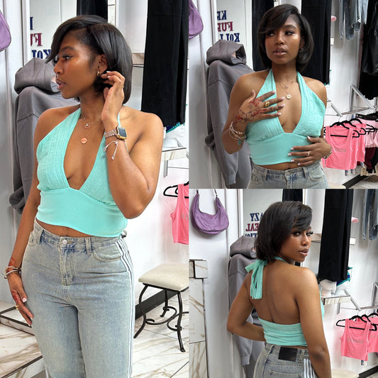 Spring Fling Halter Top