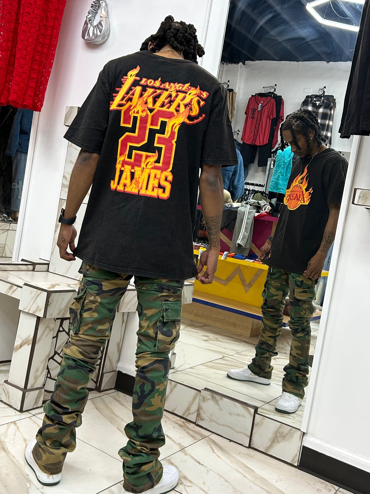 Fire Lakers Tee