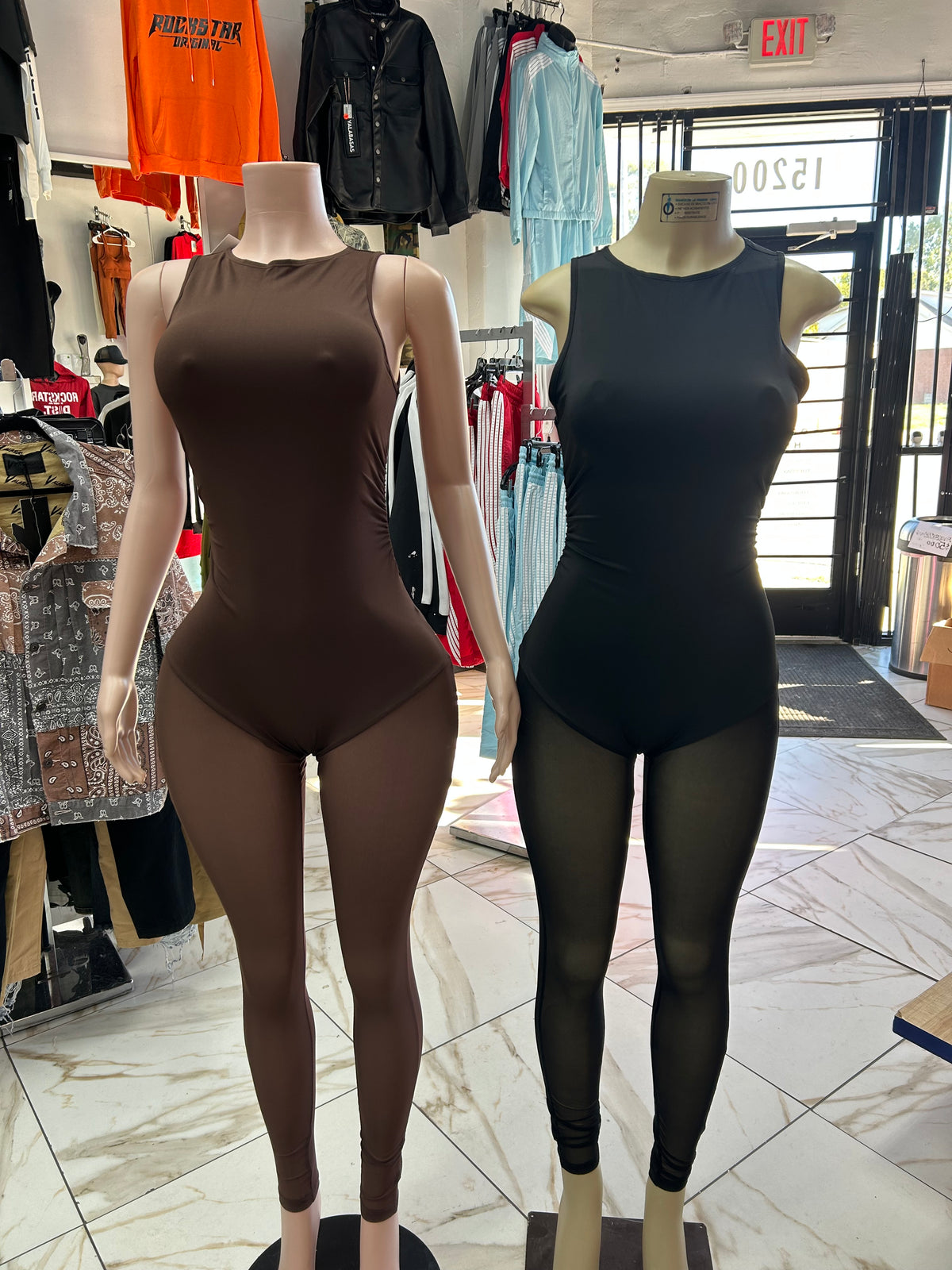 Mesh See Thru Romper