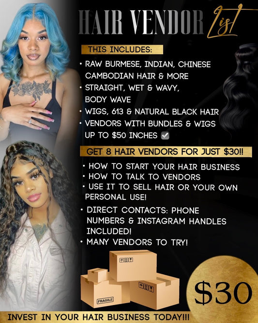 Verified Hair Vendors