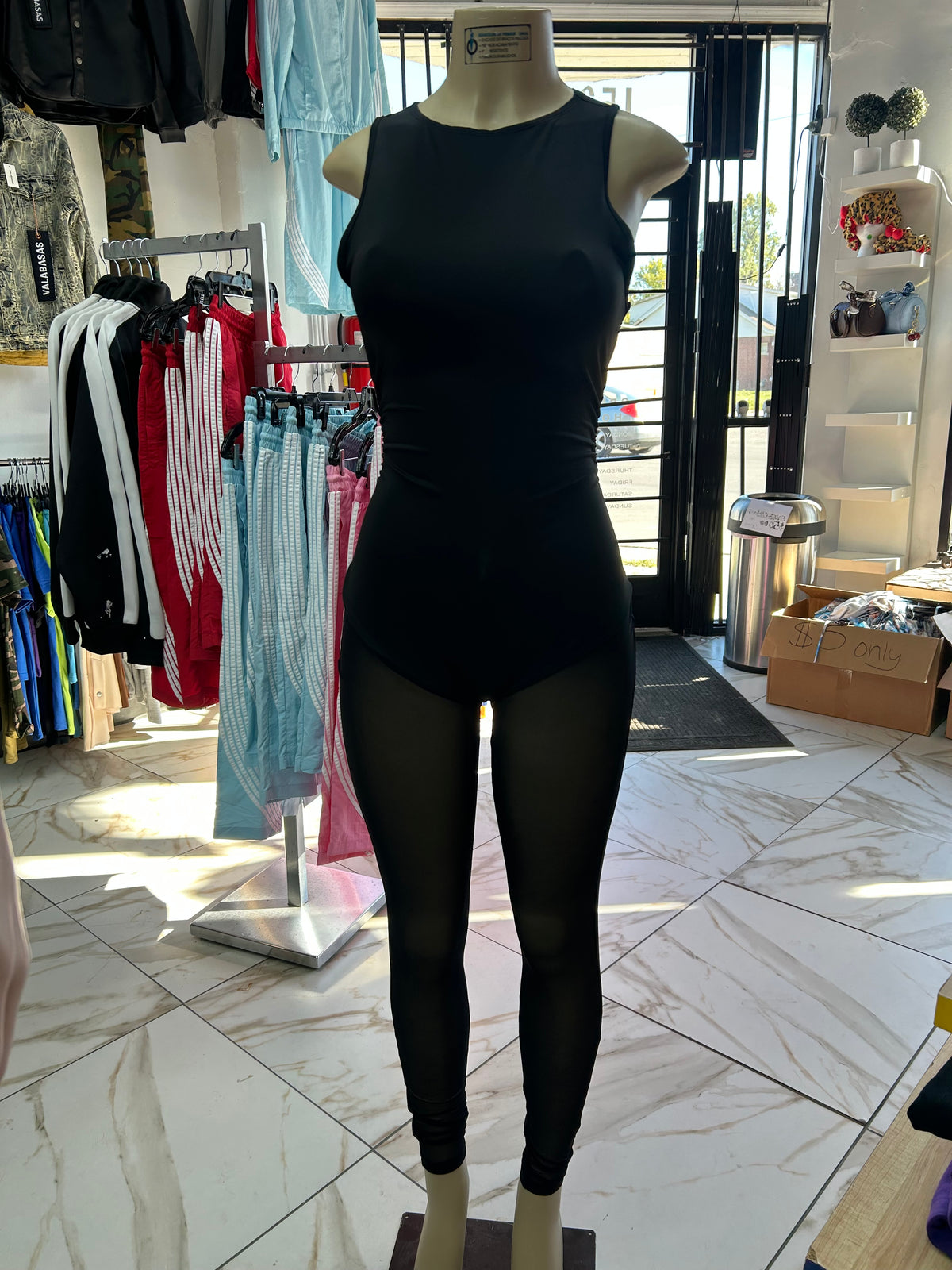 Mesh See Thru Romper