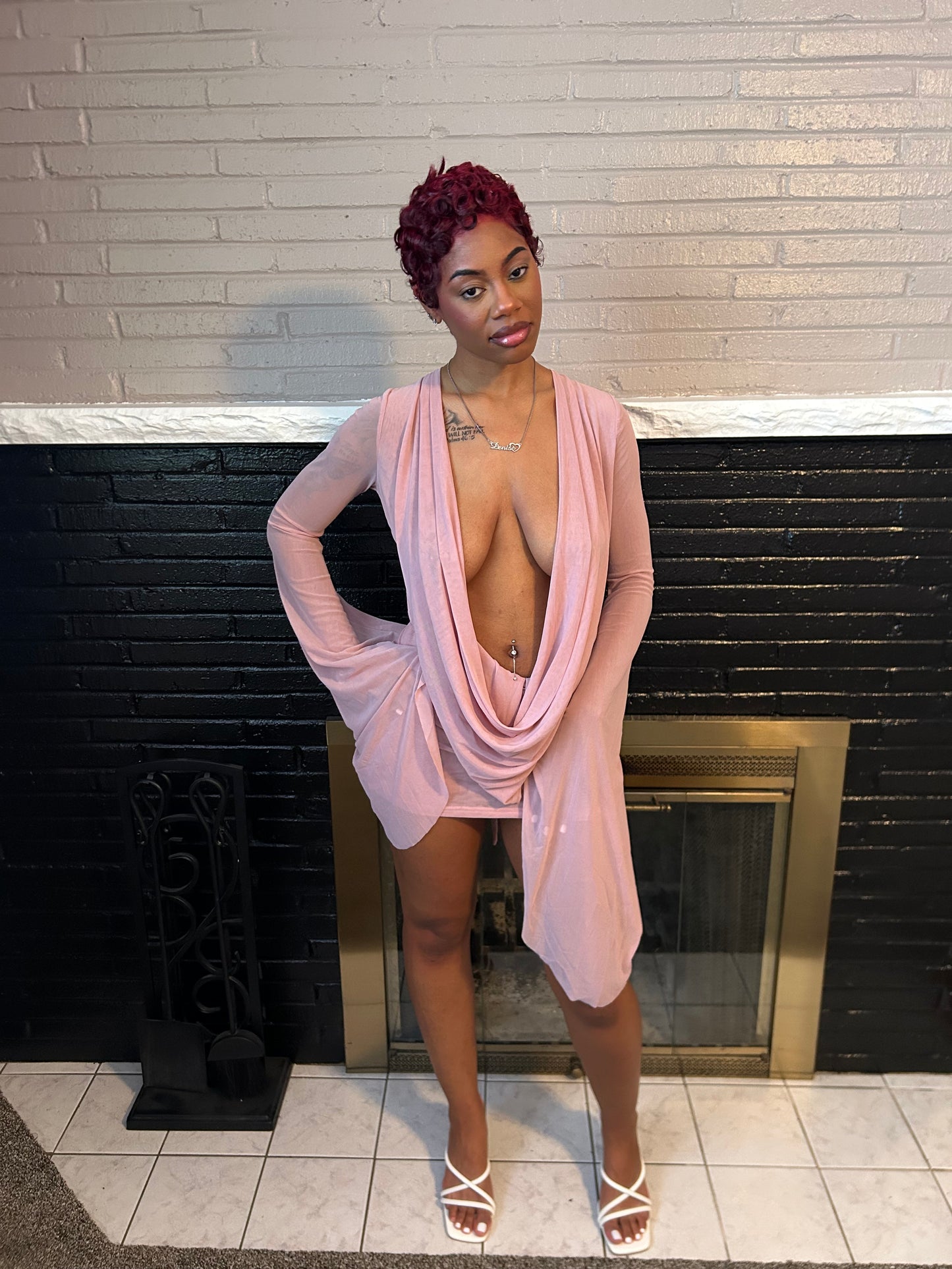 Obsession Drape Dress