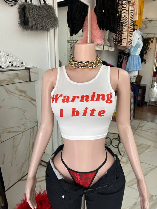 Warning Tank Top