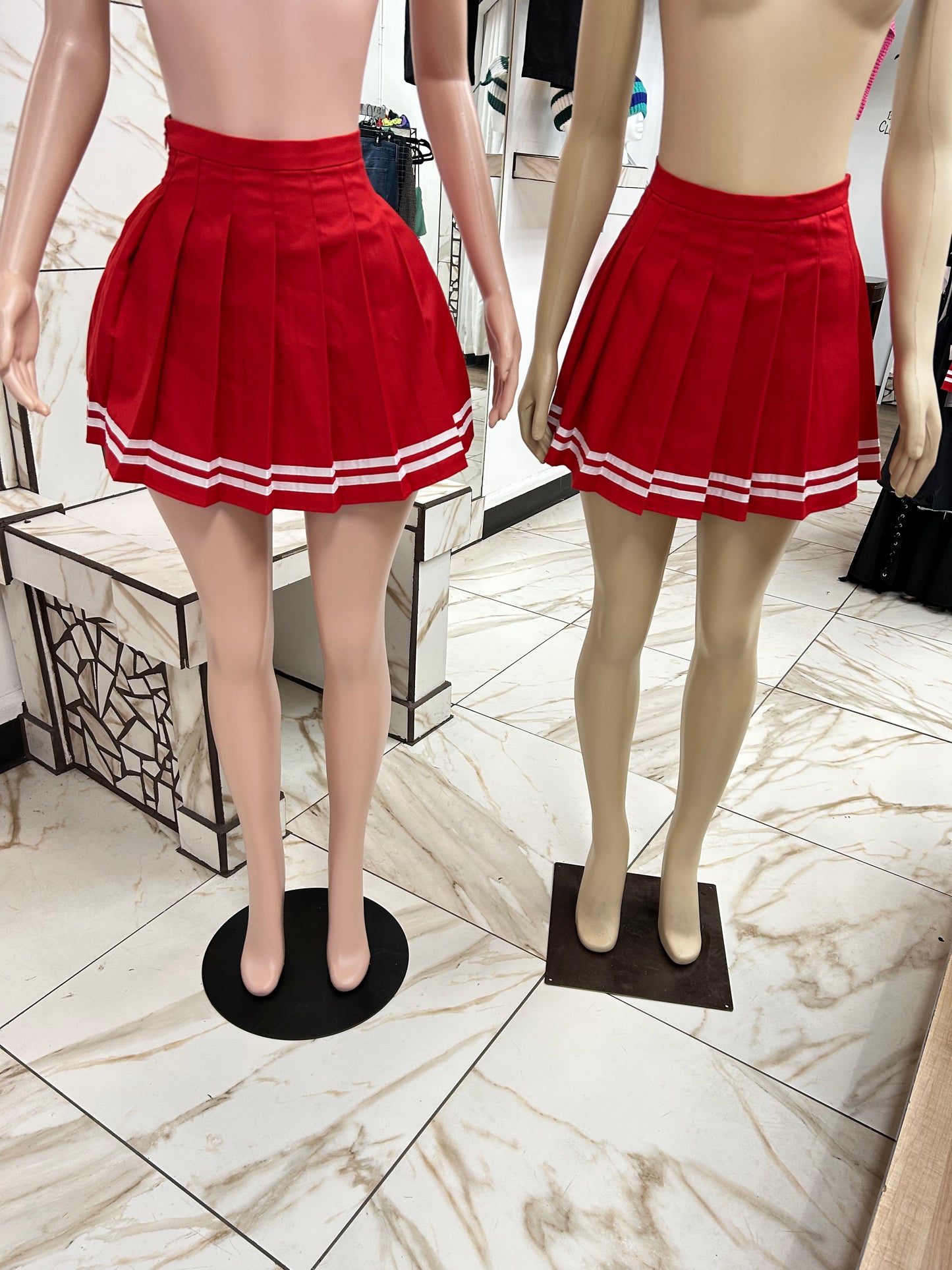 Red Skater Skirt