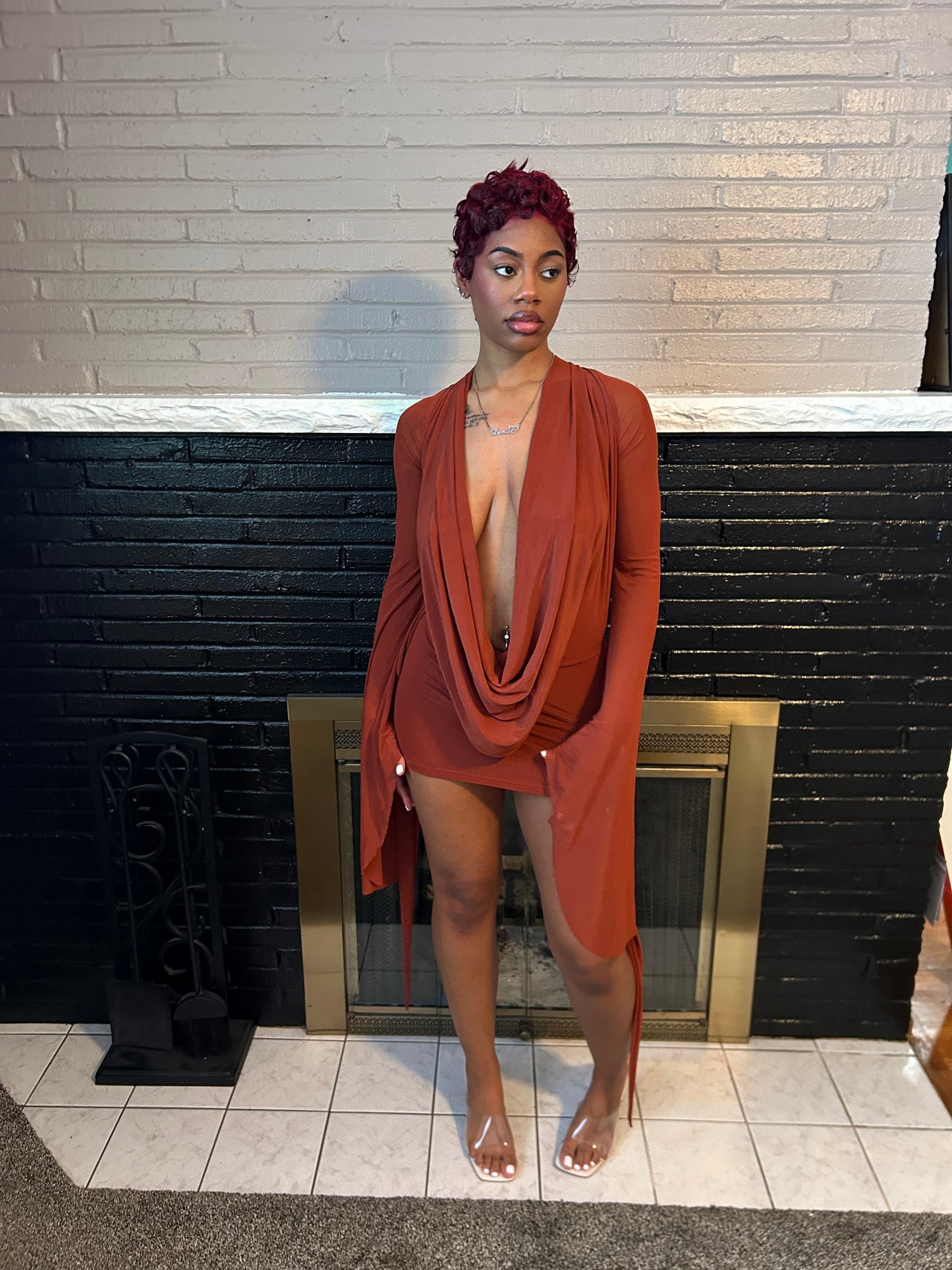 Obsession Drape Dress