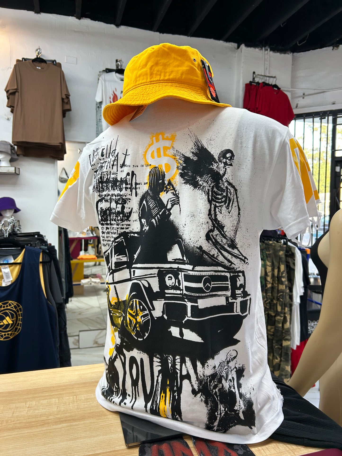 Rockstar Mustard Tee