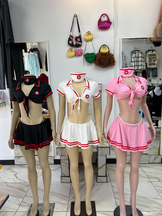 Nurse Halloween Costume 4pcs