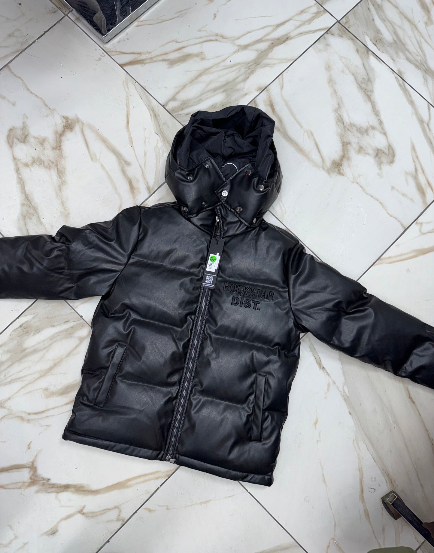 Leather Rockstar Coat