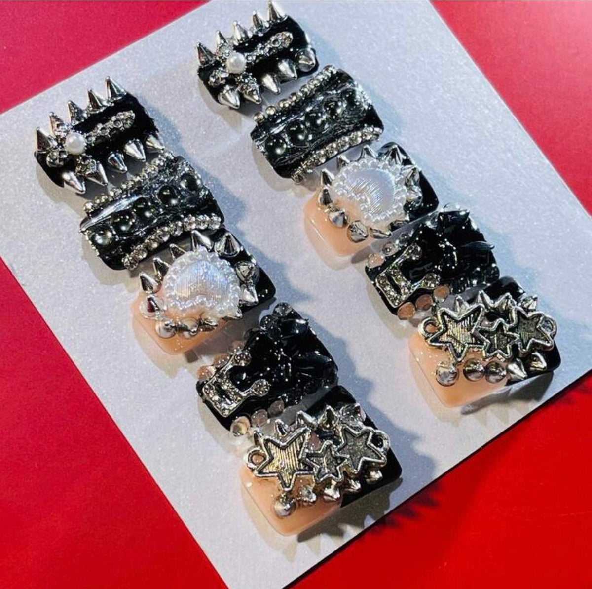 Custom Acrylic rockstar press on nails