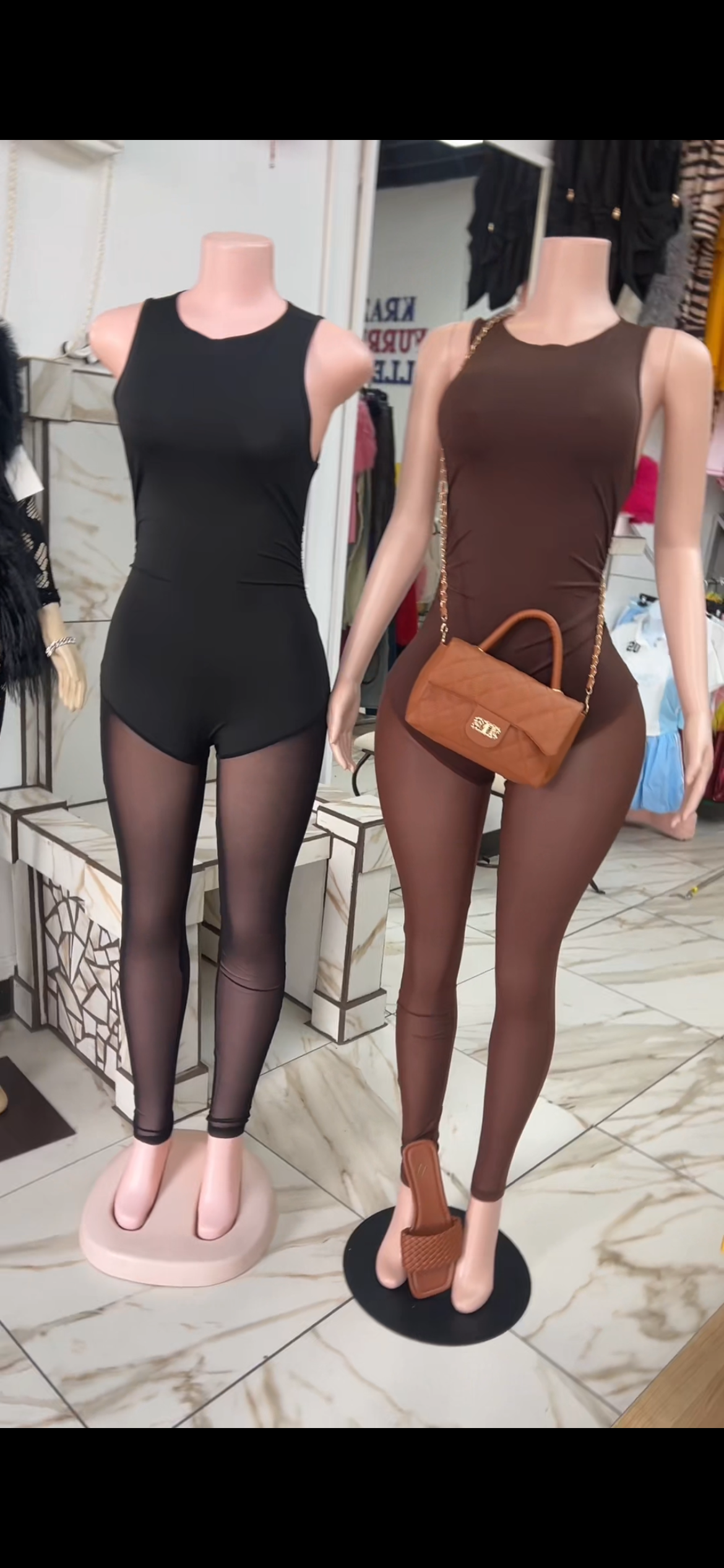 Melted in Mesh Jumpsuit